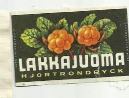 Lakkajuoma - juomaetiketti