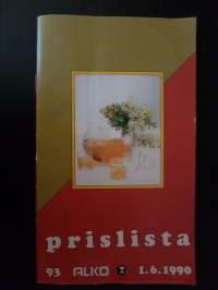 Alko prislista 93, 1.6.1990