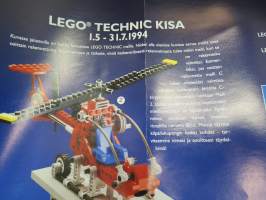 Lego Technic 1994 kilpailujuliste -toy competition poster