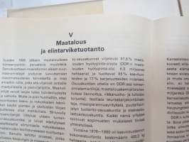 Saksan Demokraattinen tasavalta - Karttakuvasto, selostusvihko, erilliset kartat -maps with separate description