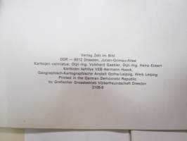 Saksan Demokraattinen tasavalta - Karttakuvasto, selostusvihko, erilliset kartat -maps with separate description