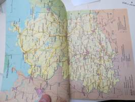 Saksan Demokraattinen tasavalta - Karttakuvasto, selostusvihko, erilliset kartat -maps with separate description