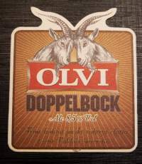 Olvi doppelbock -olut lasin alunen, Olvi Oyj