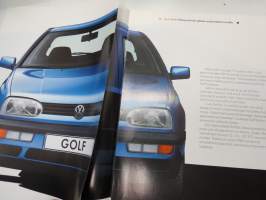 Volkswagen Golf -myyntiesite / brochure