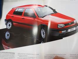 Volkswagen Golf -myyntiesite / brochure