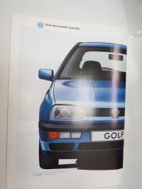 Volkswagen Golf -myyntiesite / brochure