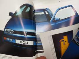 Volkswagen Golf 1993 -myyntiesite / brochure