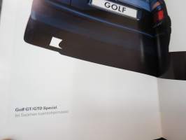 Volkswagen Golf 1993 -myyntiesite / brochure