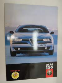 Alfa-Romeo 156 -myyntiesite / brochure