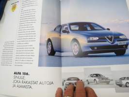 Alfa-Romeo 156 -myyntiesite / brochure