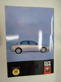 Alfa-Romeo 156 -myyntiesite / brochure