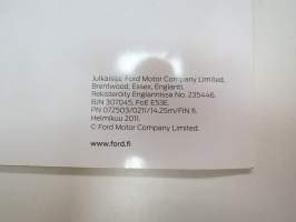 Ford Focus 2011 -myyntiesite / brochure