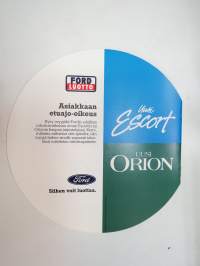 Ford - Lisää kierroksia... 1991 -myyntiesite / brochure