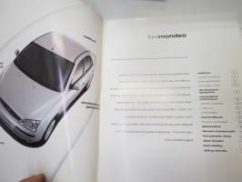 Ford Mondeo 2001 -myyntiesite / brochure