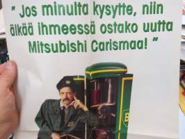 Mitsubishi Carisma 1996 -myyntiesite / brochure