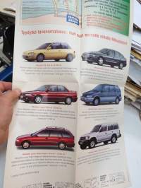 Mitsubishi Carisma 1996 -myyntiesite / brochure