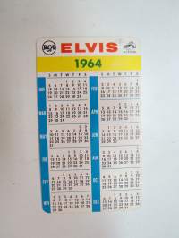 Elvis 1964 RCA calendar -kalenteri