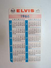 Elvis 1966 RCA calendar -kalenteri
