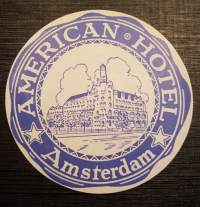 American Hotel, Amsterdam Holland- matkalaukku merkki