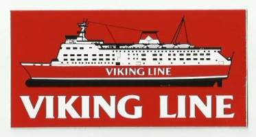 Viking Line   - tarra  6x12 cm