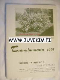 Taimihinnasto 1963