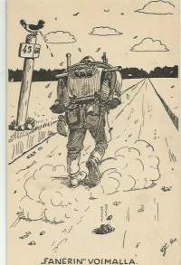 Fanerin voimalla 1941 kulkenut Kenttäpostia