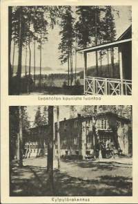 Nummela Luontola  - paikkakuntapostikortti kulkenut 1943
