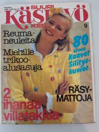 Suuri Käsityökerho 9/1980 + kaava-arkki.