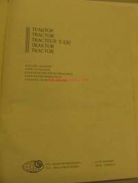 T-130 traktori / neuvostoliittolainen telatraktori -varaosaluettelo -parts catalogue