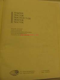 T-130 traktori / neuvostoliittolainen telatraktori -varaosaluettelo -parts catalogue