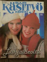 Suuri Käsityökerho 11/1981 + kaava-arkki.