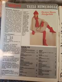 Suuri Käsityökerho 11/1981 + kaava-arkki.