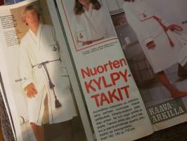 Suuri Käsityökerho 11/1981 + kaava-arkki.