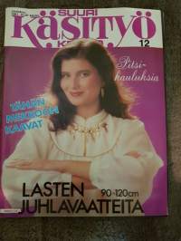Suuri Käsityökerho 12/1981 + kaava-arkki.