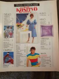 Suuri Käsityökerho 6/1982 + kaava-arkki.