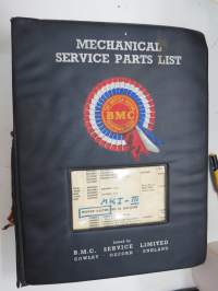 BMC Rover 3-litre MK I - III Saloon, Mechanical Service Parts List- Varaosaluettelo, Katso tarkemmat mallit ja sisällysluettelo kuvista