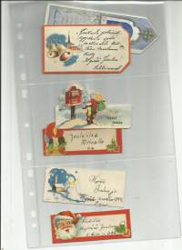 Erä pienoiskortteja muovitaskuissa 6 kpl - postikortti