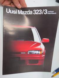 Mazda 323/3 1990 -myyntiesite / brochure