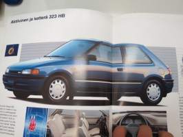 Mazda 323/3 1990 -myyntiesite / brochure