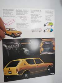 Datsun 1000 Wagon -myyntiesite / sales brochure
