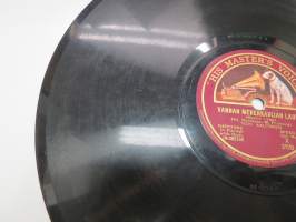 His Master´s Voice X 3120 Kellastuneita lehtiä / Vanhan merenkävijän laulu - Topi Aaltonen -savikiekkoäänilevy / 78 rpm record