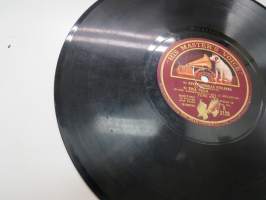 His Master´s Voice X 3126 Leivo / Kevätlinnuille etelässä, Tula tulla - Ture Ara -savikiekkoäänilevy / 78 rpm record