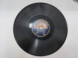 His Master´s Voice A.L. 1026 Muisto / Jukolanpolkka -  Suomi Jazz-orkester, Topi Aaltonen -savikiekkoäänilevy 78 rpm 10&quot; record