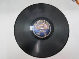 His Master´s Voice A.L. 1026 Muisto / Jukolanpolkka -  Suomi Jazz-orkester, Topi Aaltonen -savikiekkoäänilevy 78 rpm 10&quot; record