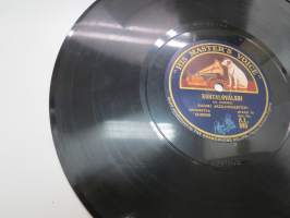 His Master´s Voice A.L. 940 Merimiespoika / Kohtalovalssi - Suomi Jazz-orkesteri -savikiekkoäänilevy 78 rpm 10&quot; record