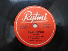 Rytmi B 2144 Henry Theel - Katja / Päivän päättyessä -savikiekkoäänilevy, 78 rpm, 10&quot; record