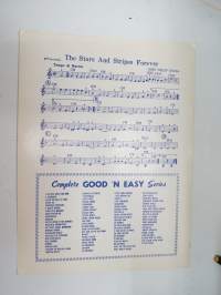 The Stars and Stripes forever -nuotit / notes (haitari / harmonikka / hanuri)