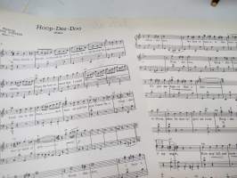 Hoop-dee-doo -nuotit / notes (haitari / harmonikka / hanuri)