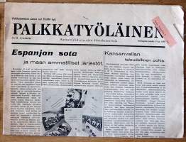 Palkkatyöläinen nr 15.7.1938