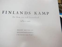 Finlands kamp för hem, tro och fosterland 1939-40 - kriget bryter ut - krigshändelserna - fredslutet -winter war in pictures